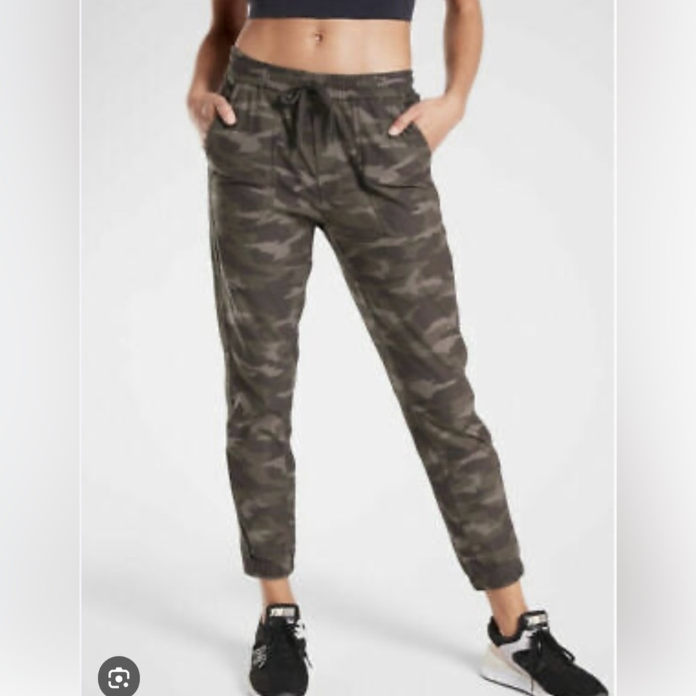 Athleta Camo Track Pants